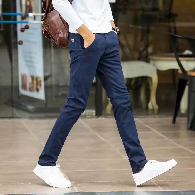 Men's High-Quality Slim Tapered Chino Pants