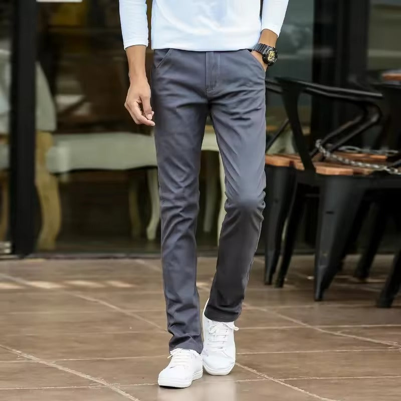 Men's High-Quality Slim Tapered Chino Pants