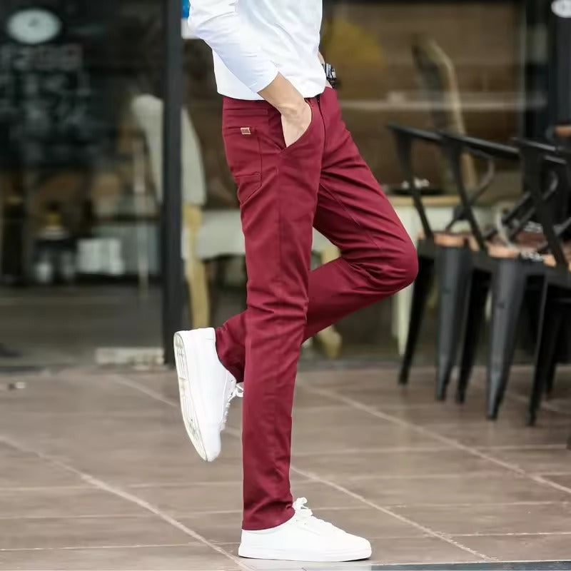 Men's High-Quality Slim Tapered Chino Pants