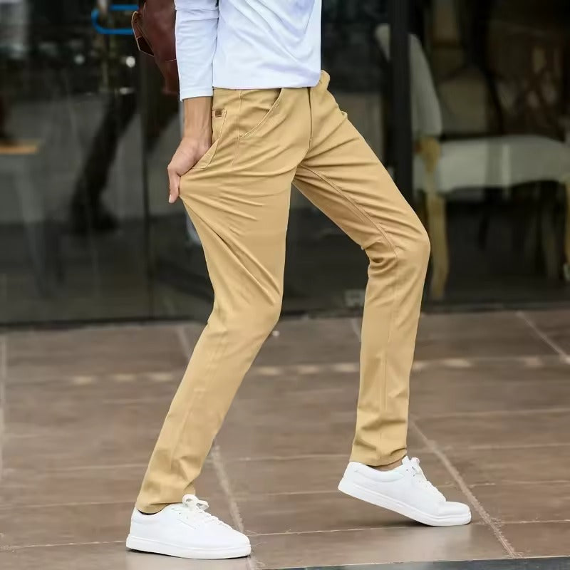 Men's High-Quality Slim Tapered Chino Pants