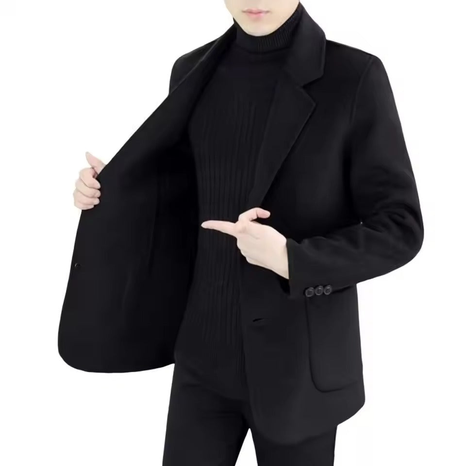 Men's Wool Blazer Coat