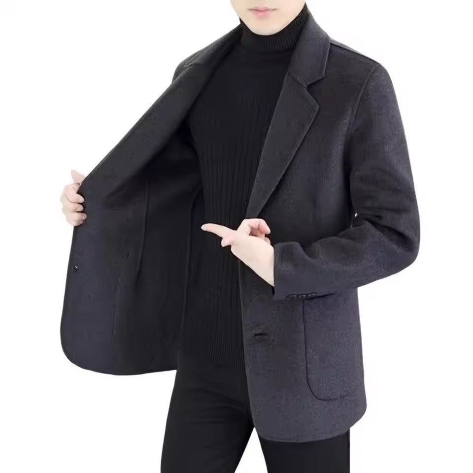 Men's Wool Blazer Coat