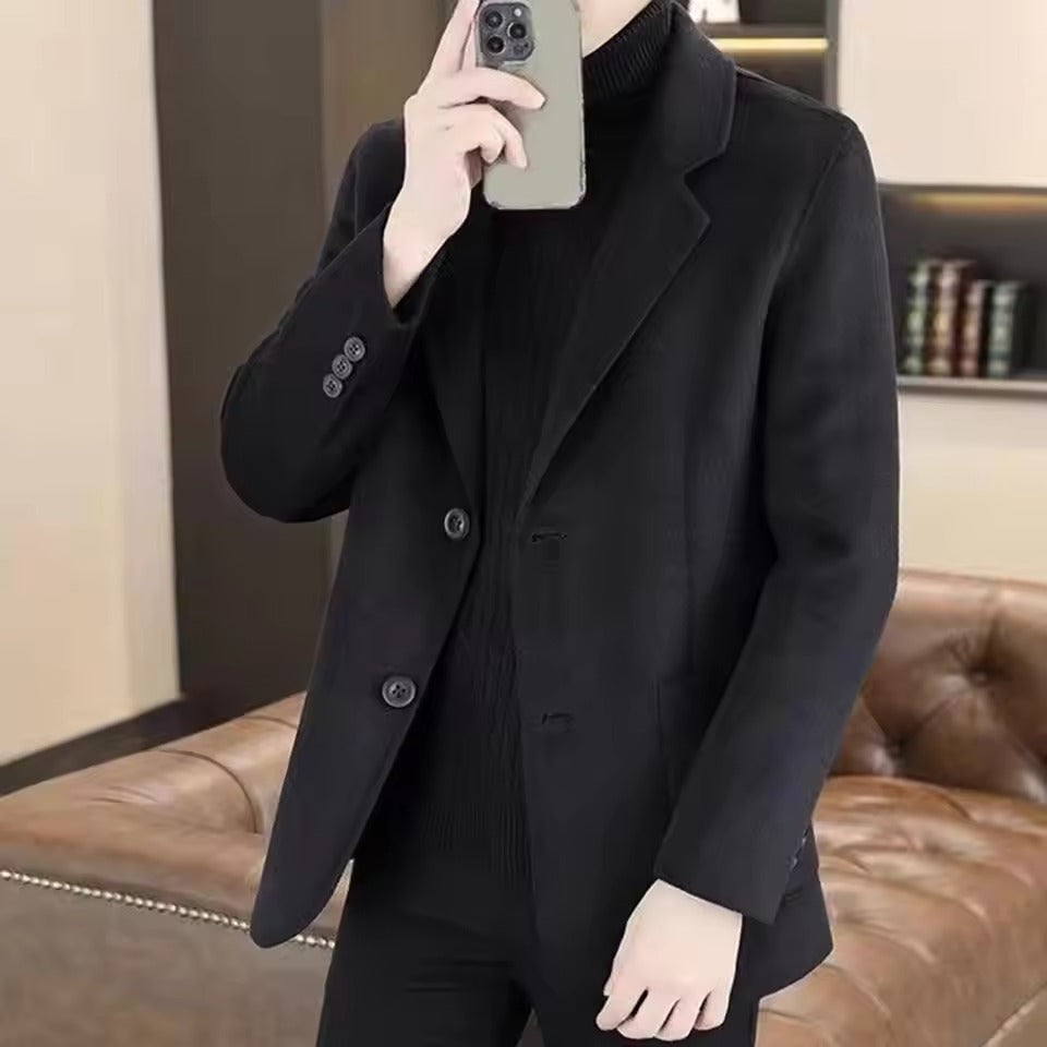 Men's Wool Blazer Coat