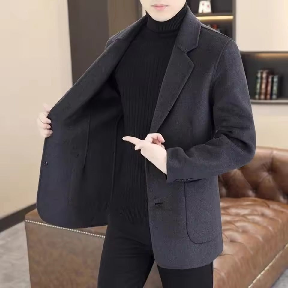 Men's Wool Blazer Coat