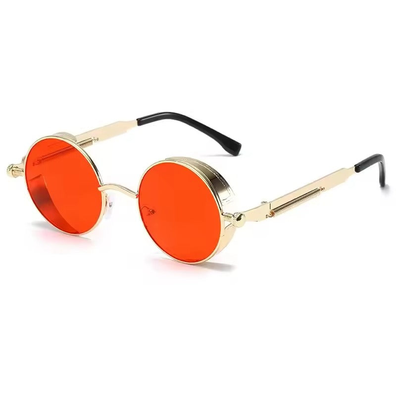 Steampunk Round Frame Sunglasses