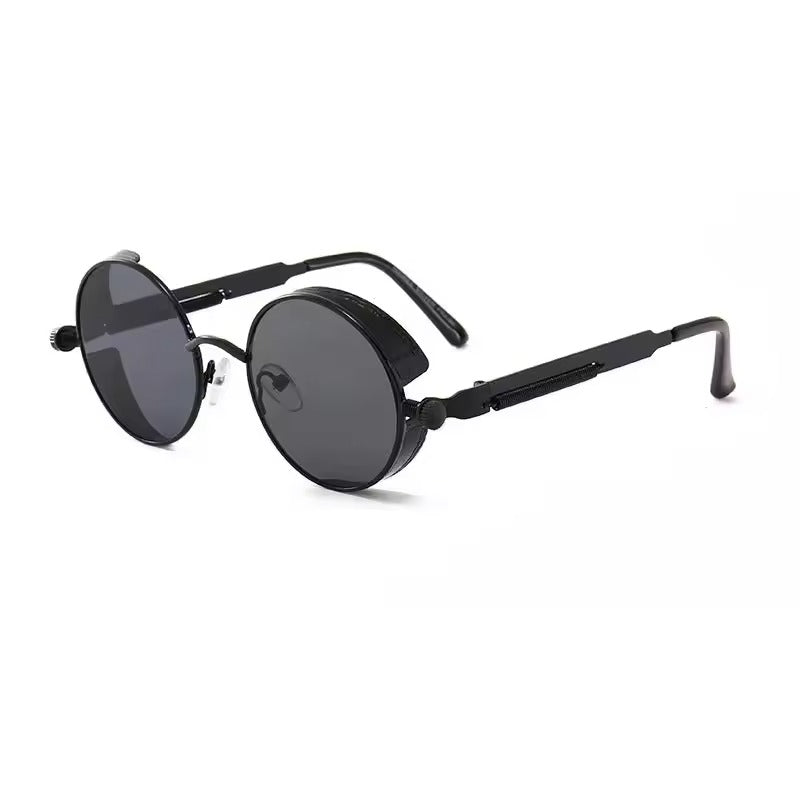 Steampunk Round Frame Sunglasses