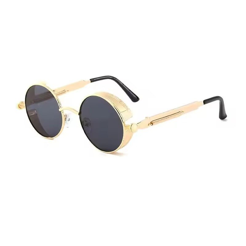 Steampunk Round Frame Sunglasses