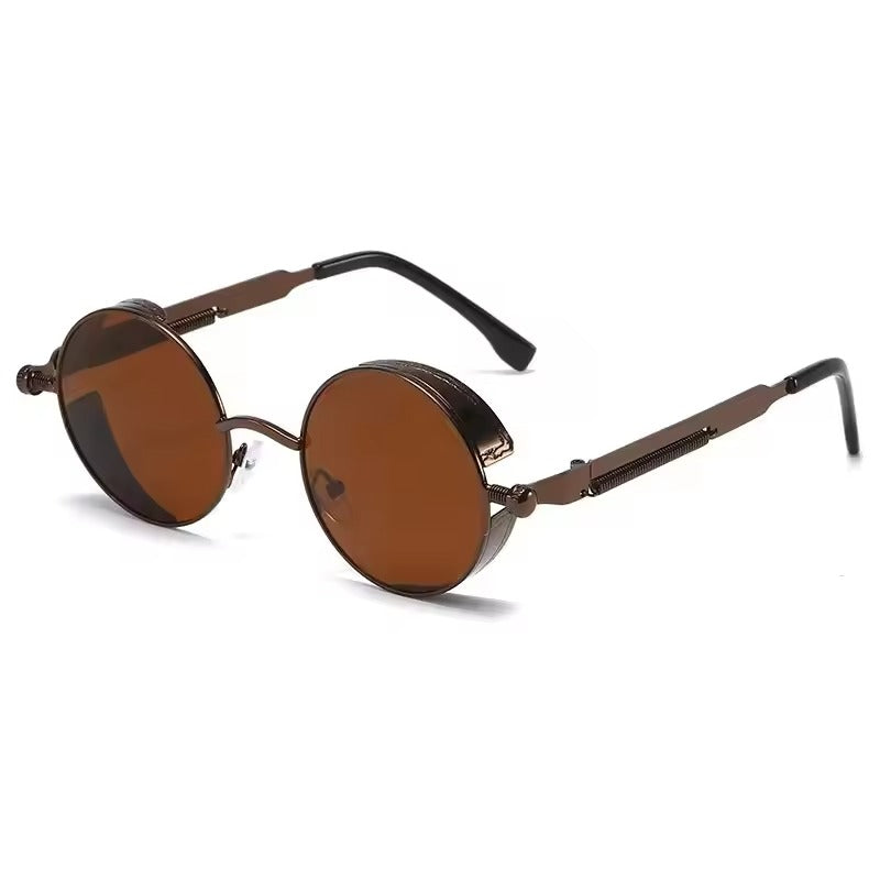 Steampunk Round Frame Sunglasses