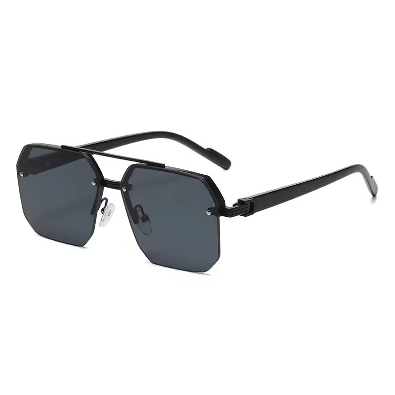 Men's Metal Square Sunglasses