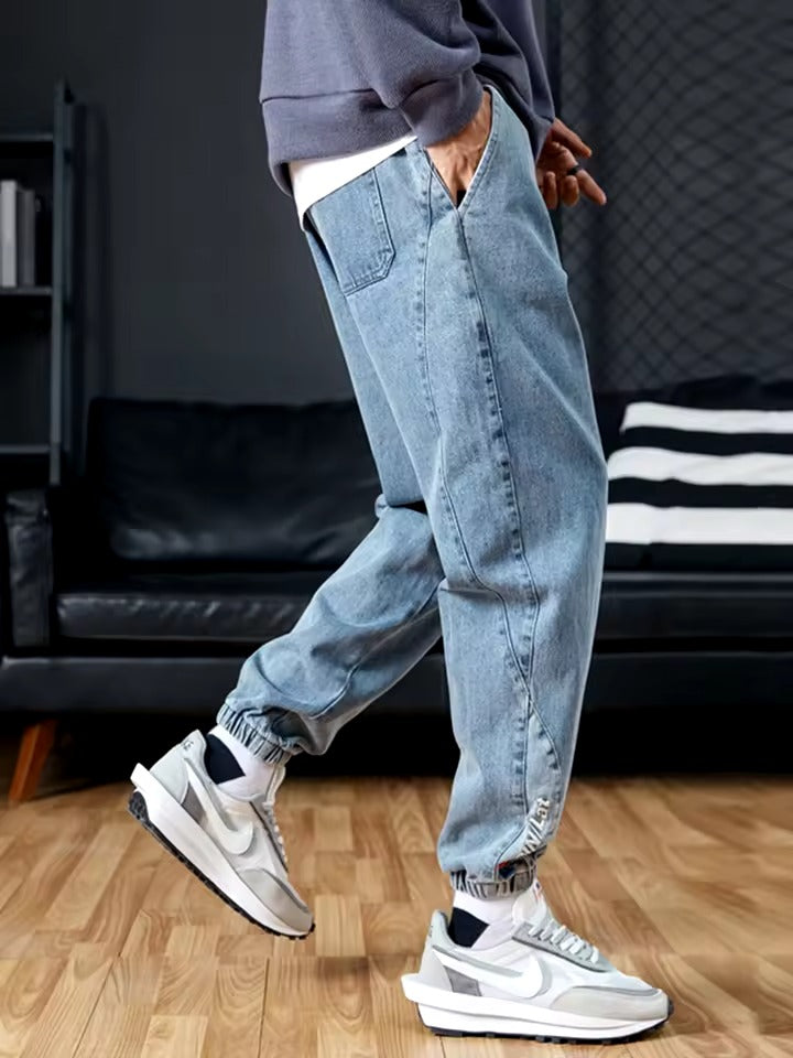 Men's Baggy Tapered Cargo Pants