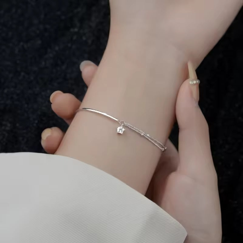 Sterling Silver Star Bracelet