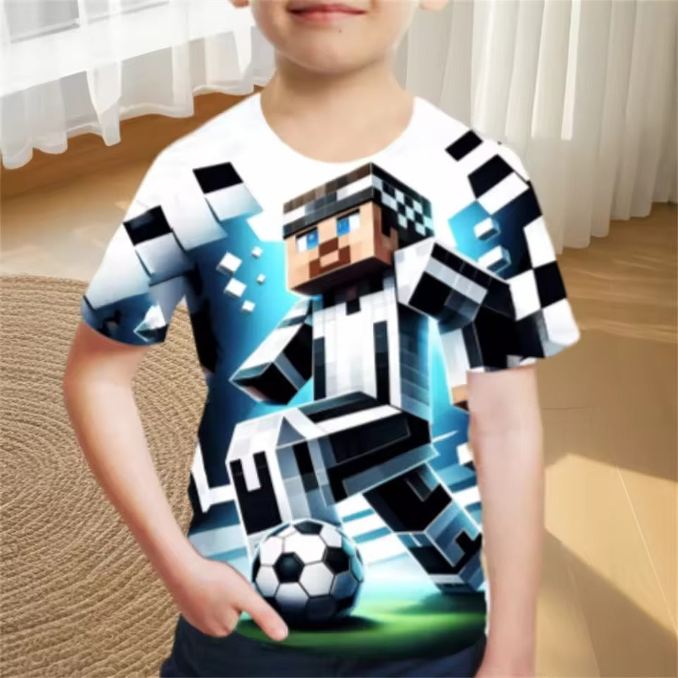 Children's Clothing Adventure Style  Cartoon T-Shirt for a Boy