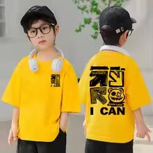 Summer Kids Clothes Boys Girls  Cartoon Print T Shirt