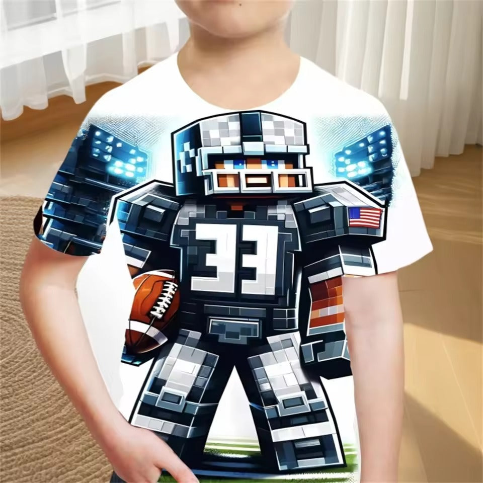 Children's Clothing Adventure Style  Cartoon T-Shirt for a Boy