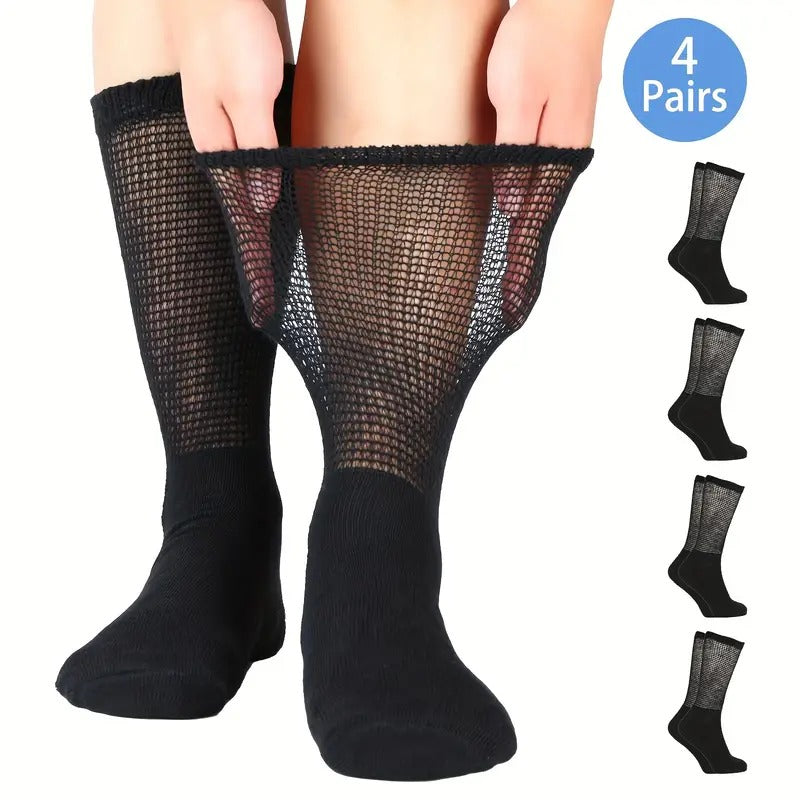 4 Pairs Diabetic Socks
