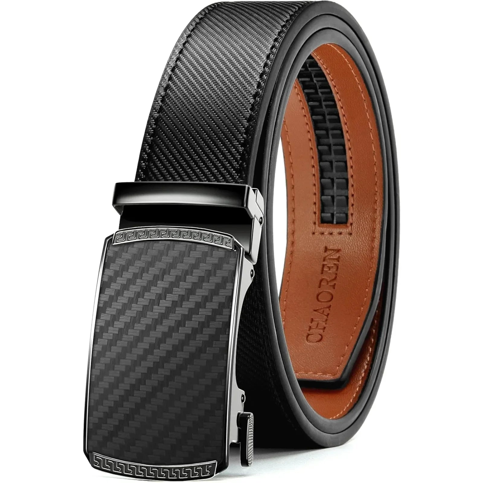 Men's Genuine Leather Ratchet Belt