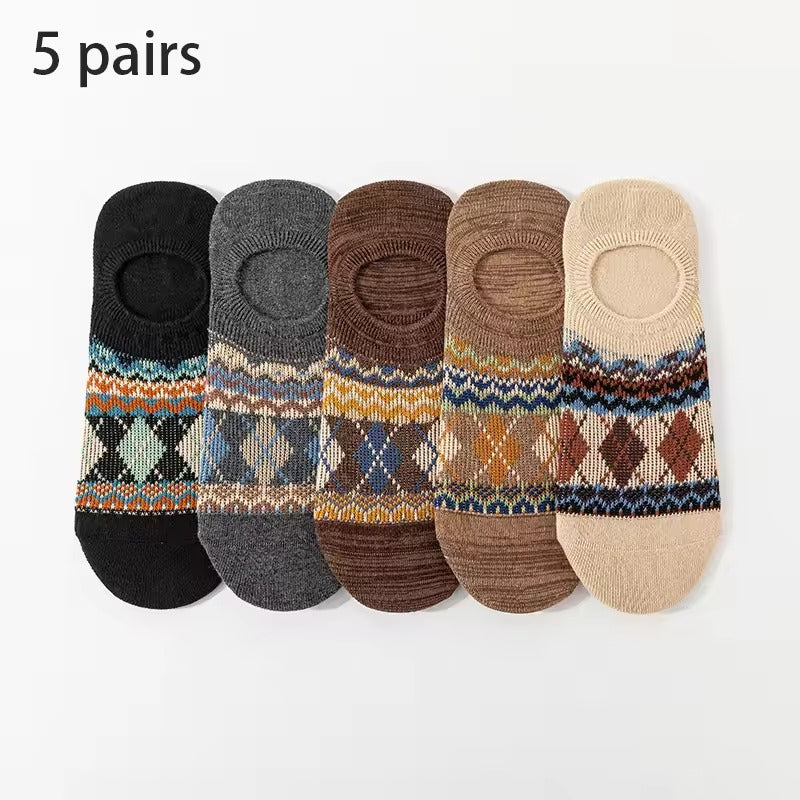 3 Pairs Men's No Show Socks
