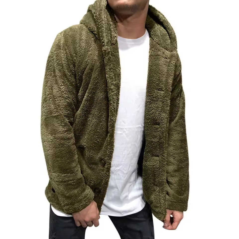 Autumn Winter Men's Hoodie Coat