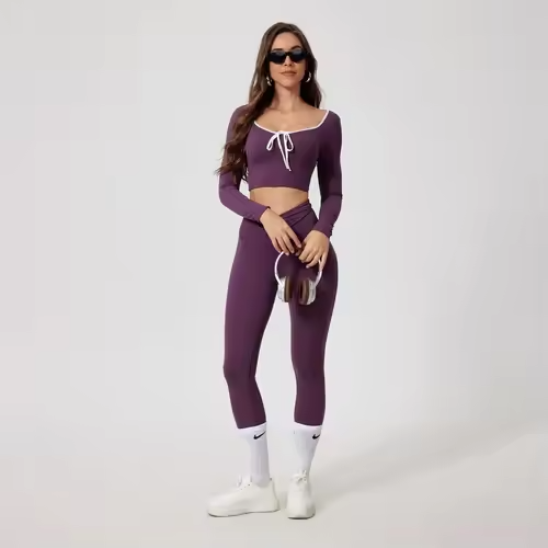 Ensemble Yoga Taille Haute Femme