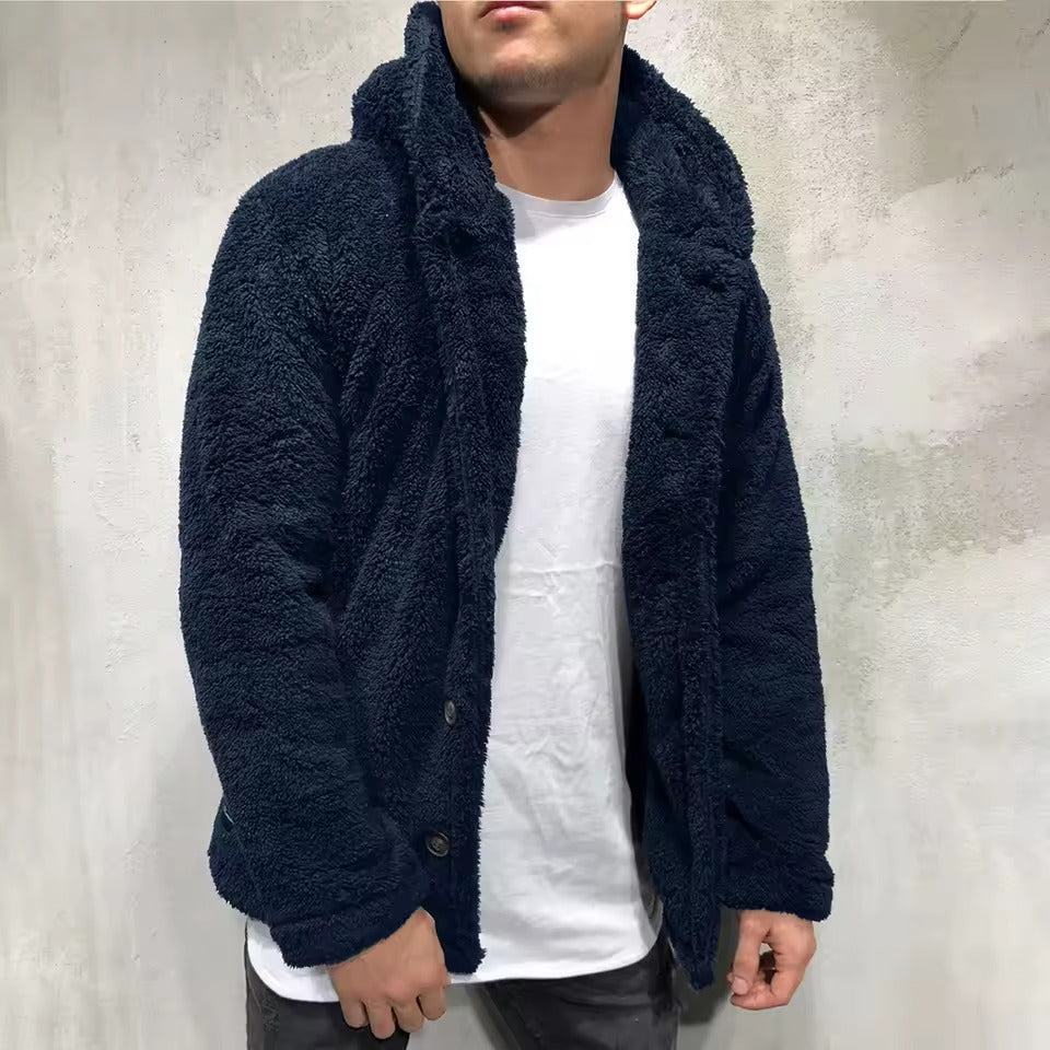 Autumn Winter Men's Hoodie Coat