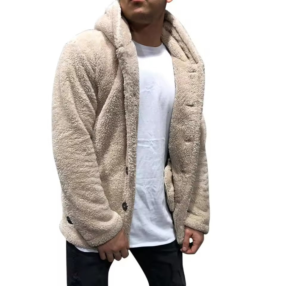 Autumn Winter Men's Hoodie Coat