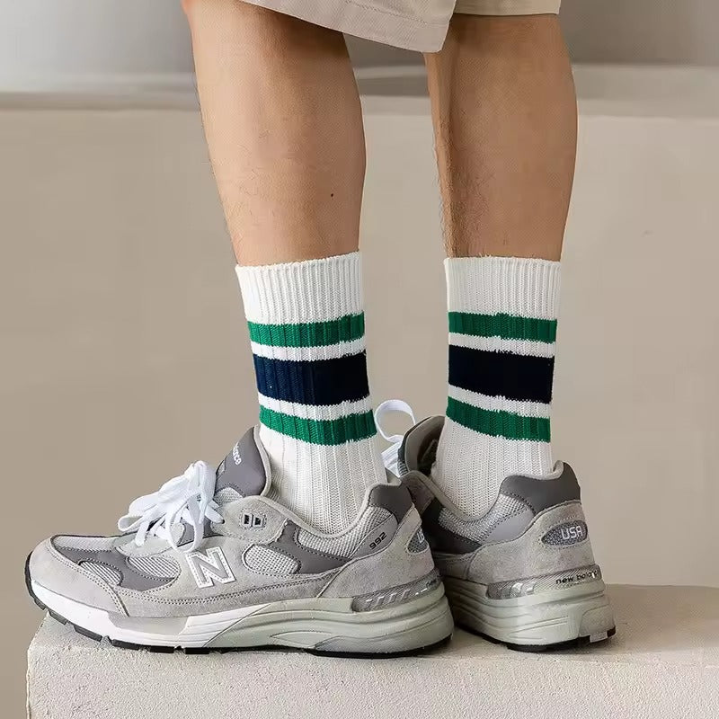 Men's Japanese Striped Loose Socks