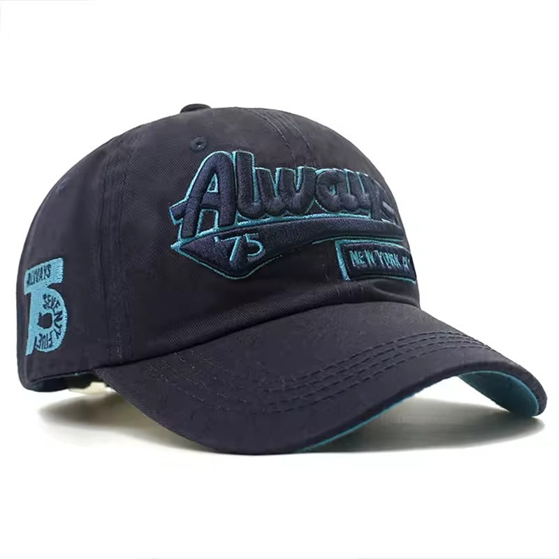 Unisex Retro Embroidered Snapback Hat