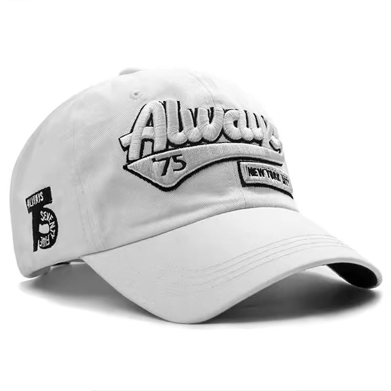 Unisex Retro Embroidered Snapback Hat