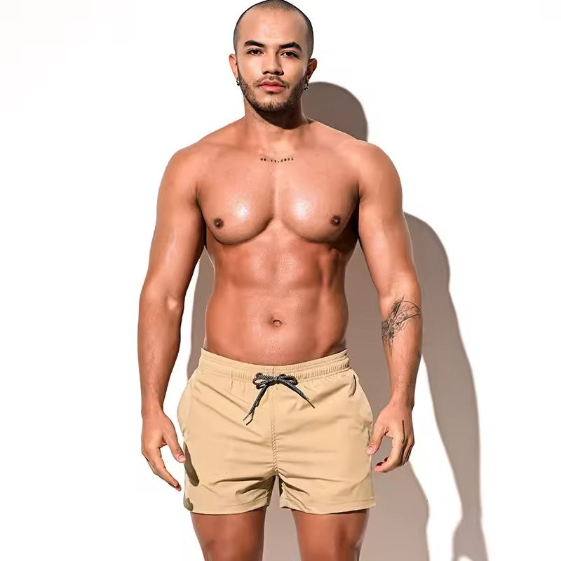 Desmiit Mens Swimming Shorts Swimwear Swim Trunks