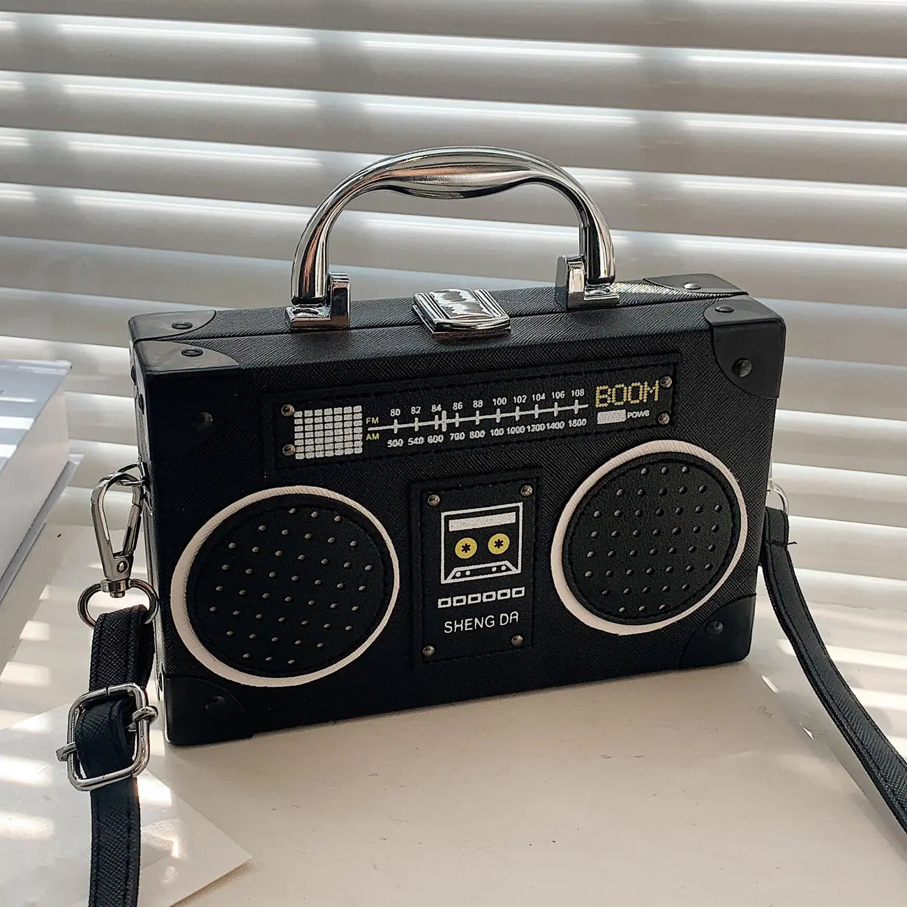 Mini Radio Box Messenger Bag