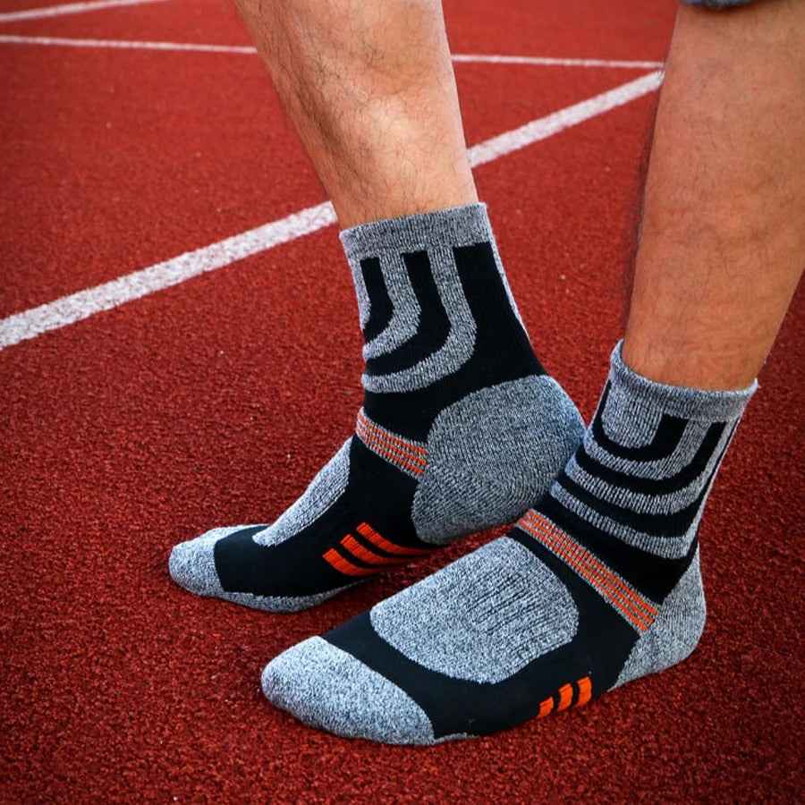 Men’s Coolmax Sport Terry Crew Socks – 5 Pairs