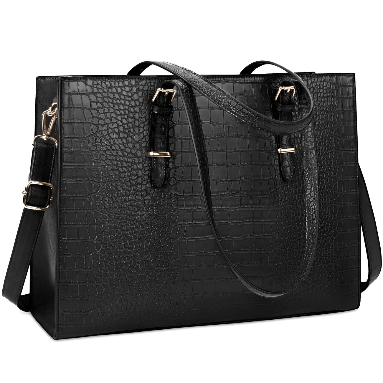 Women 15.6 Inch Laptop Tote Bag Classy Computer Briefcase For Work Handbag Professional Shoulder Bag Women Business Office