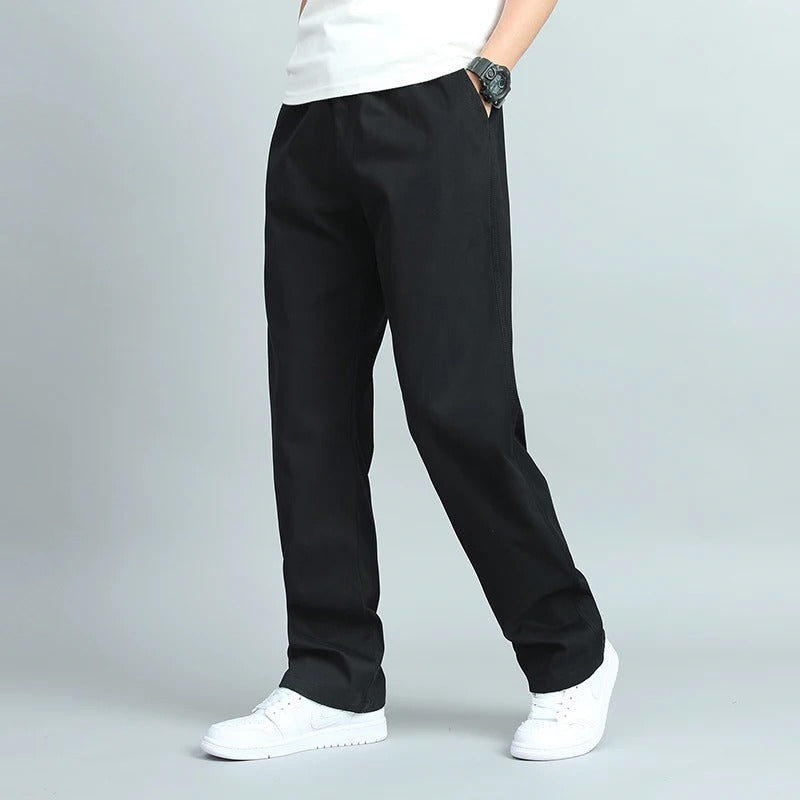 Men’s Loose Fit Cotton Chino Joggers