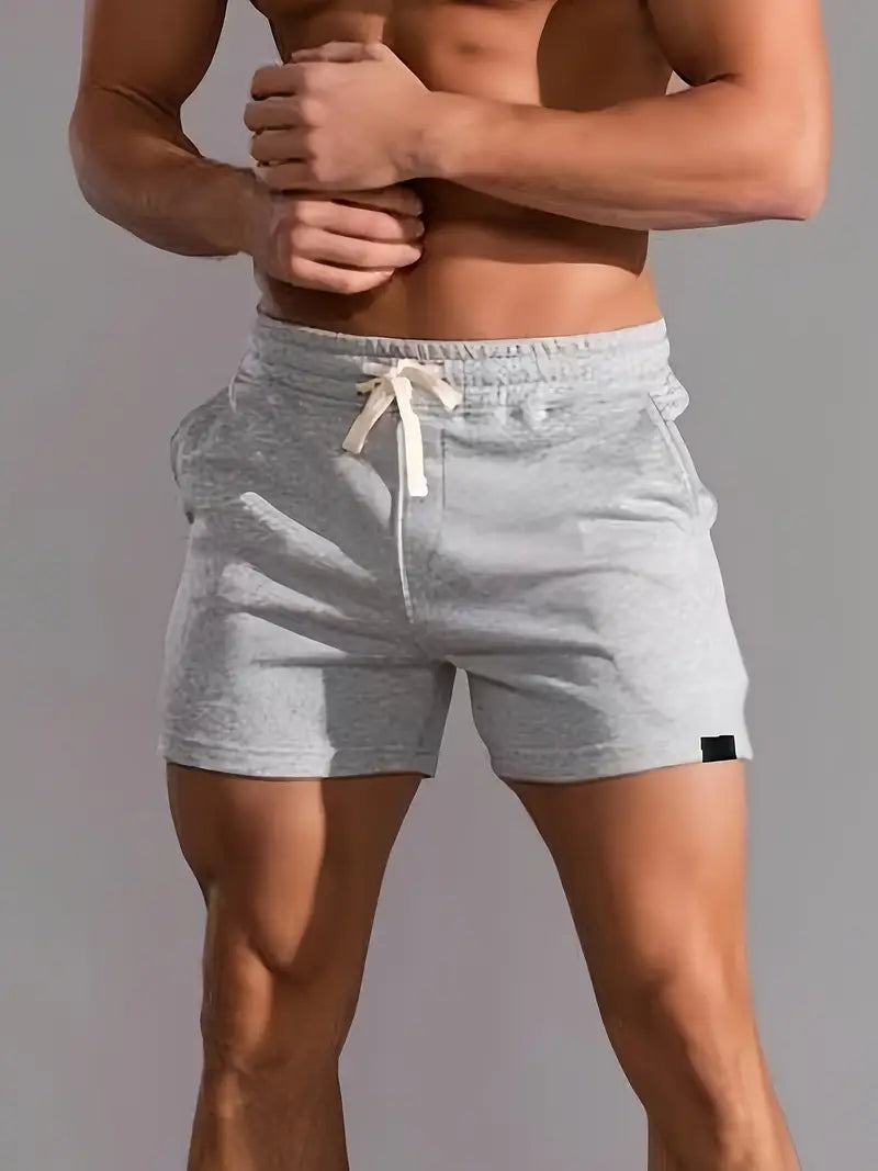 Men's Active Sports Shorts in Solid Color 2-Pack