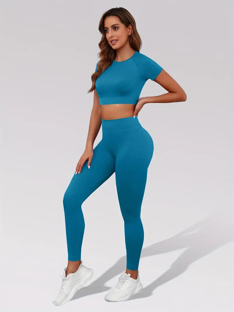 High Waist Yoga Workout Set