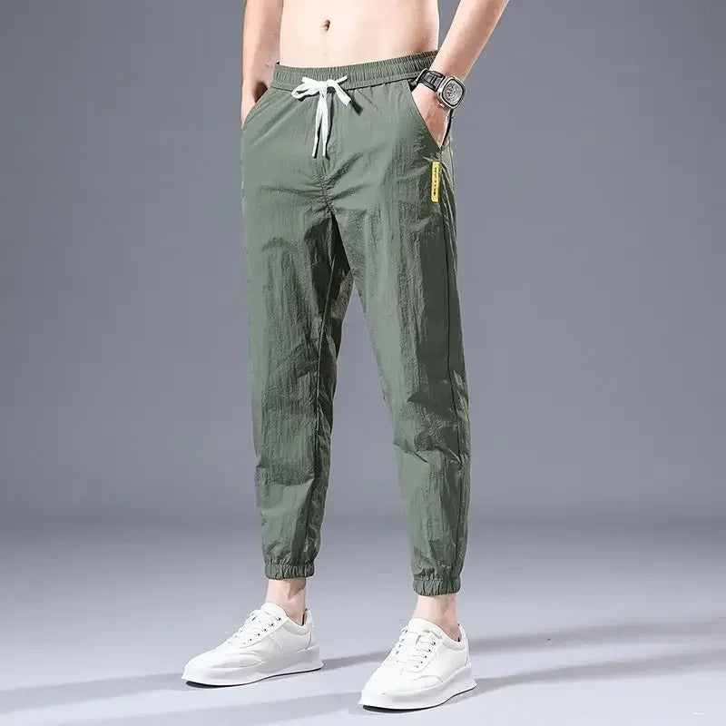 Men's Thin Slim Jogger Trousers