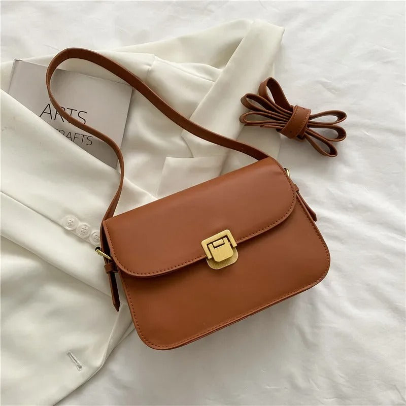 Vintage Preppy Envelope Shoulder Bag
