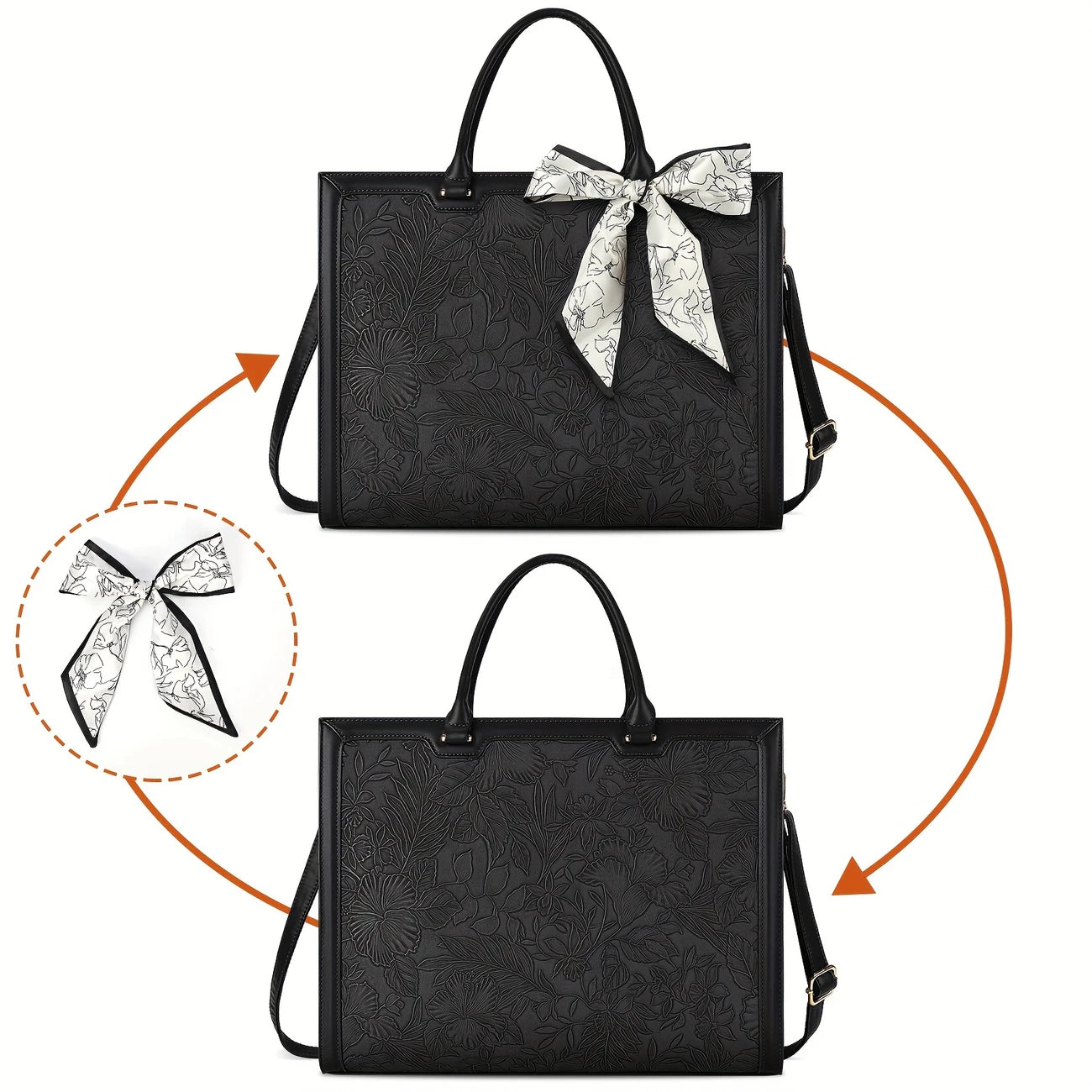 Women 15.6 Inch Tote High Quality Computer Business Lightweight Office Briefcase