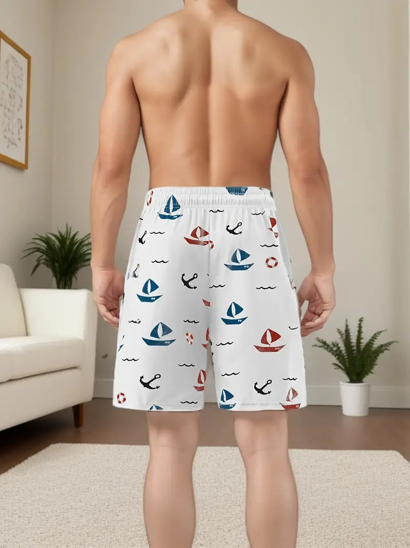 Comfort Fit Men's Casual Board Shorts