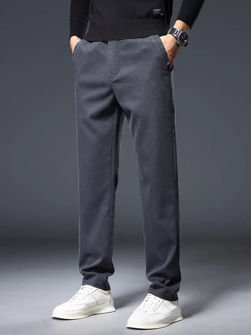 Men’s Slim-Fit Straight-Leg Chino Pants