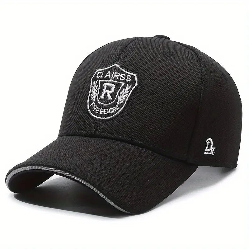 Men's Wide-Brim R Letter Baseball Cap