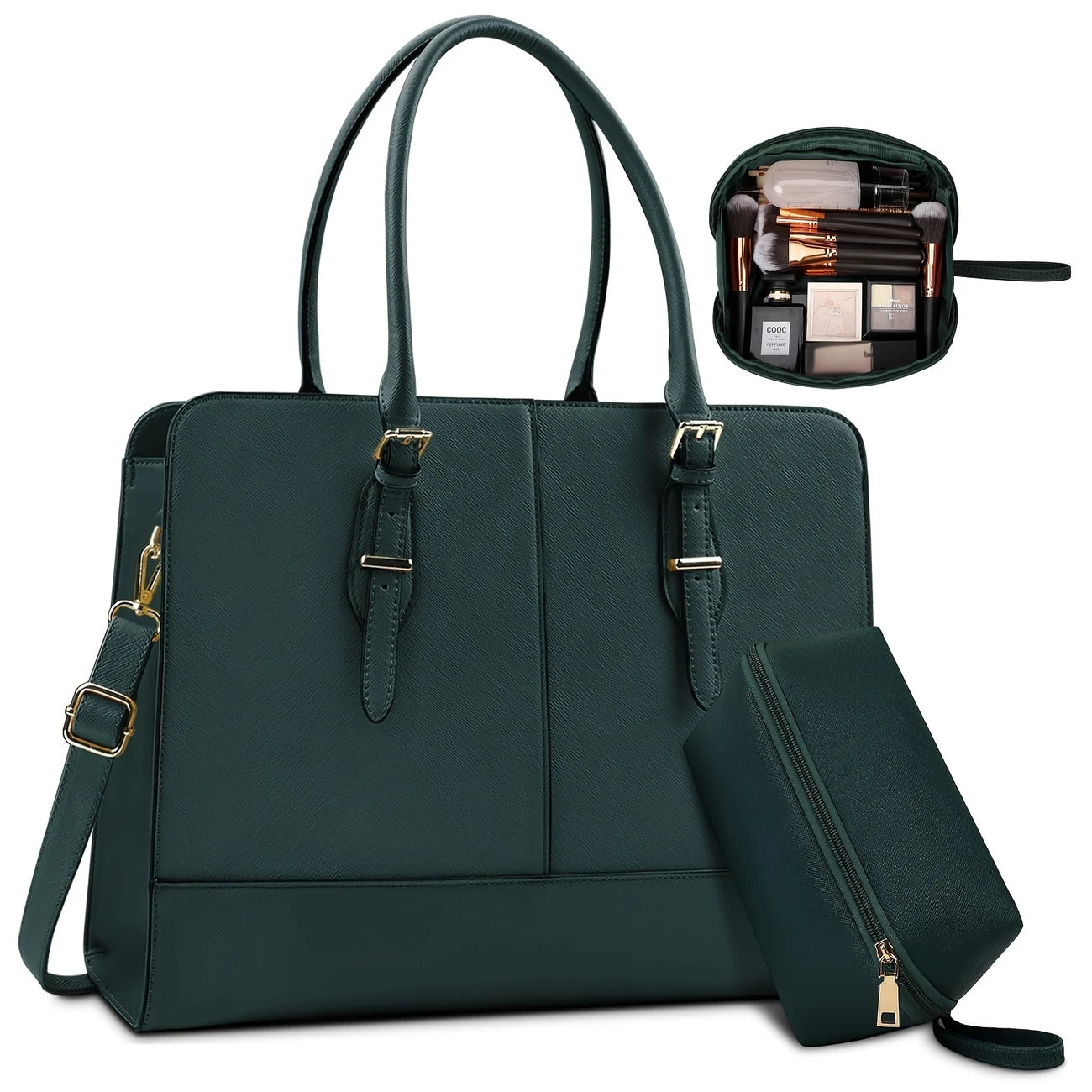 Women Work Tote 15.6 Inch Laptop for Computer Bag Waterproof Business Office