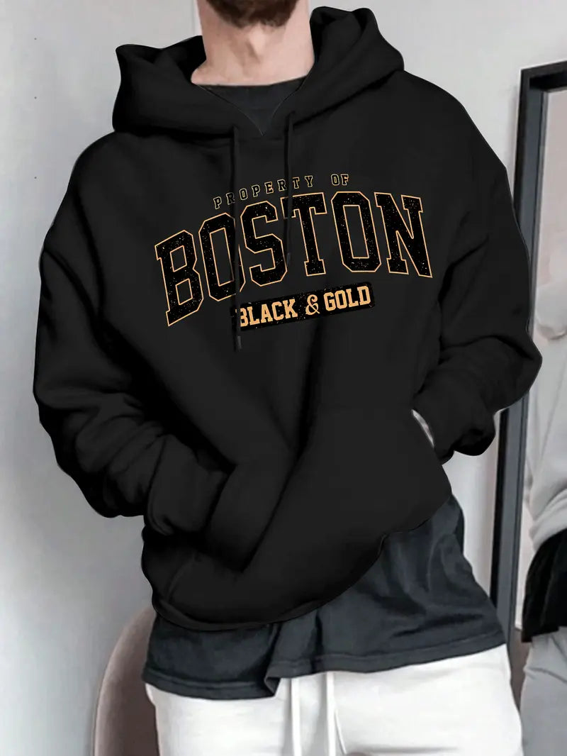 Paris-Inspired Fashion Hoodie for Men