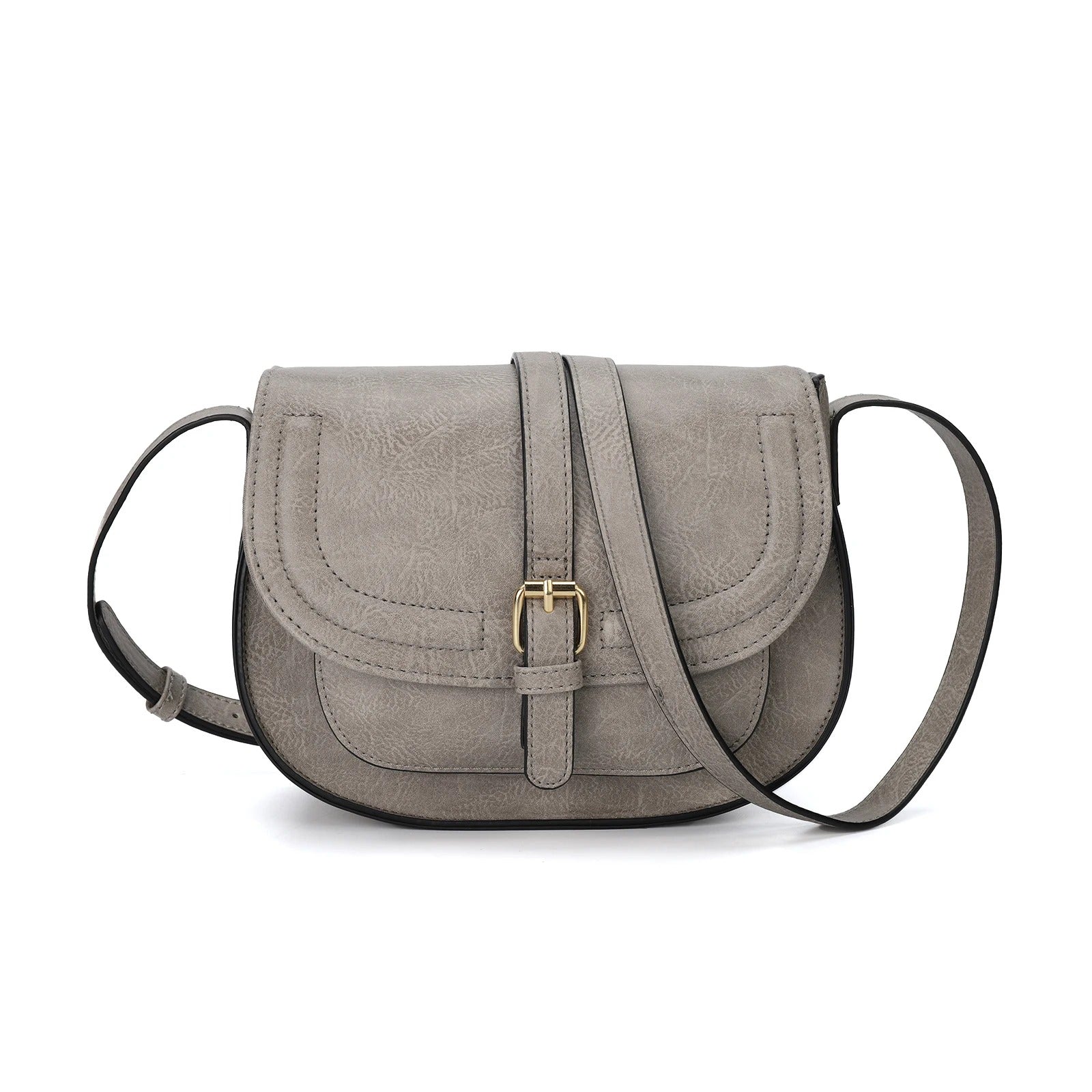 Boho Saddle Faux Leather Crossbody