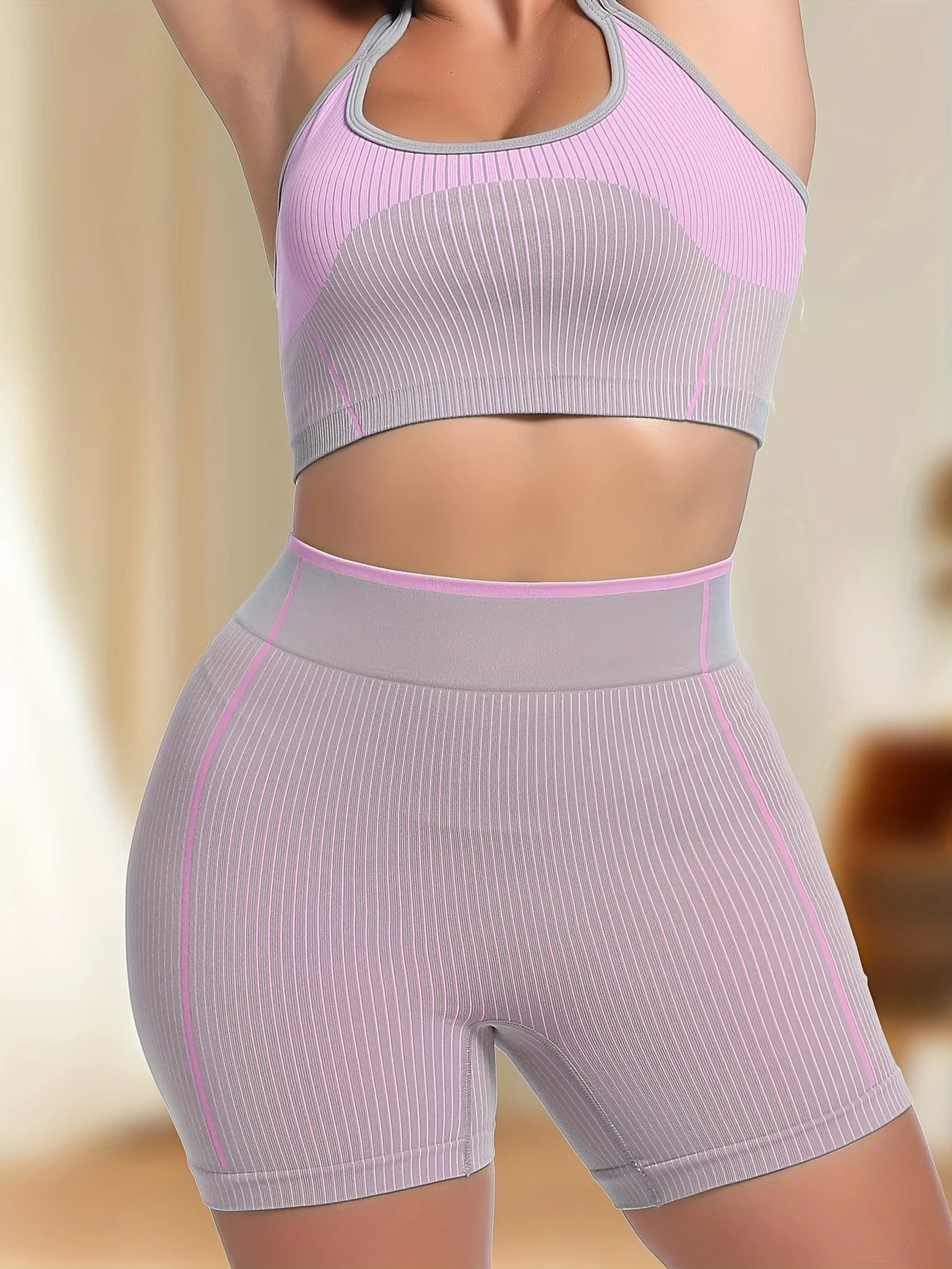 Women's Ribbed Activewear Set