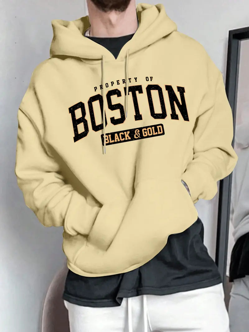 Paris-Inspired Fashion Hoodie for Men
