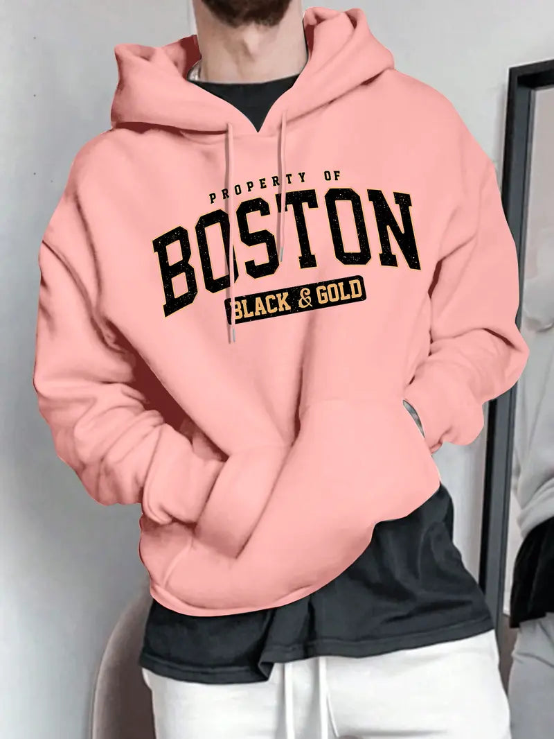 Paris-Inspired Fashion Hoodie for Men