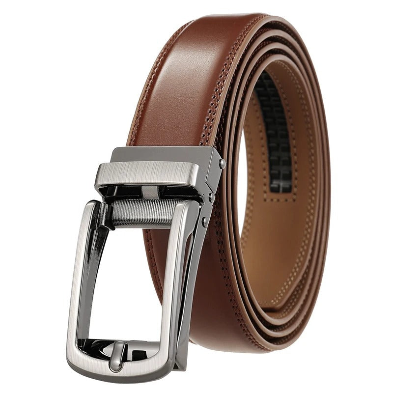 Men’s Genuine Leather Business Belt – 130cm