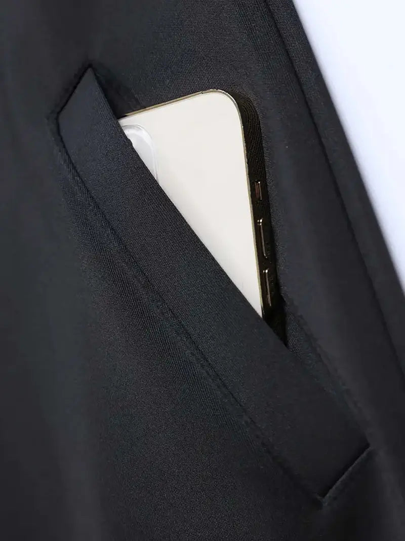 Men's Slim-Fit Casual Stand Collar Jacket