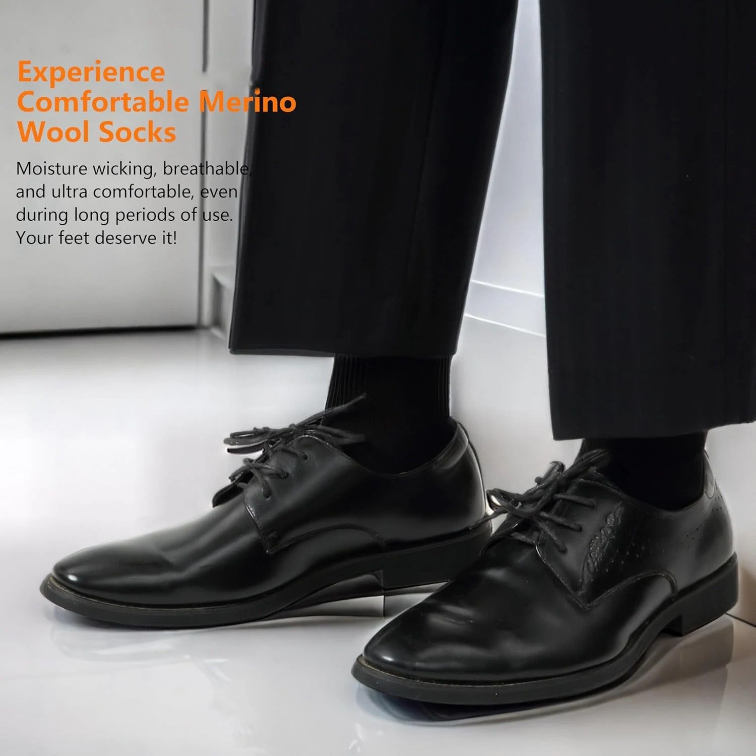 Merino Wool Ultra-Light Athletic Ankle Socks – 3 Pairs